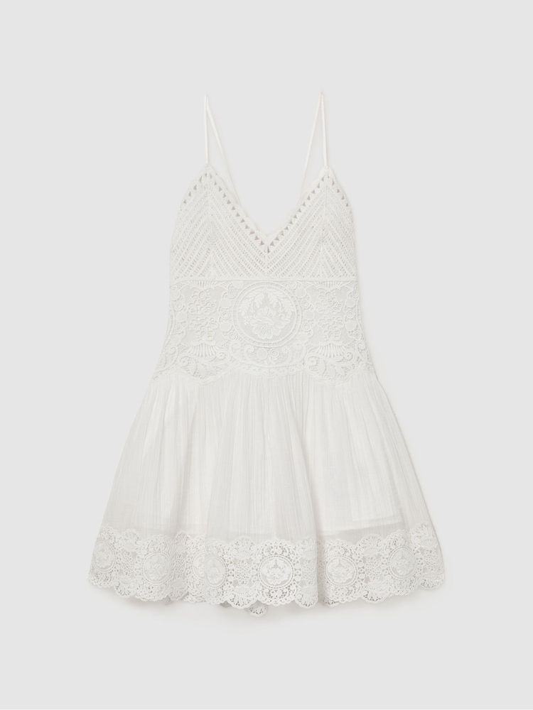Reiss White Dress - Image 2 of 7 Reiss White Dress - Image 2 of 7
