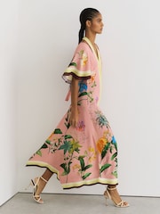 Reiss Pink Flossy Dress - Image 3 of 7