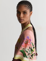 Reiss Pink Flossy Dress - Image 6 of 7