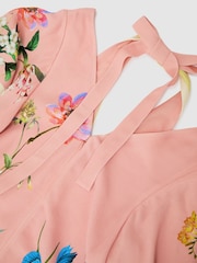 Reiss Pink Flossy Dress - Image 7 of 7