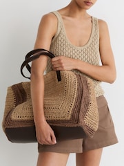 Reiss Natural Rosie Bag - Image 1 of 7