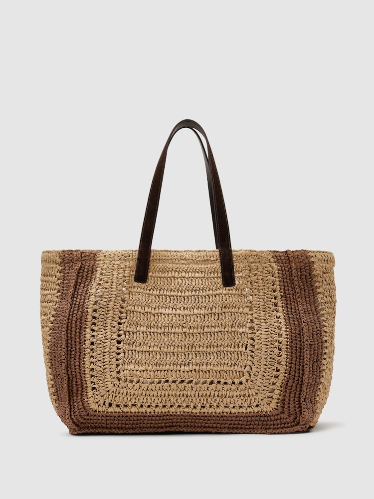 Reiss Natural Rosie Bag - Image 2 of 7 Reiss Natural Rosie Bag - Image 2 of 7