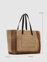 Reiss Natural Rosie Bag - Image 3 of 7
