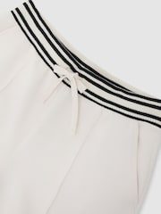 Reiss Verity Premium Interlock Stripe-Waist Joggers - Image 8 of 9