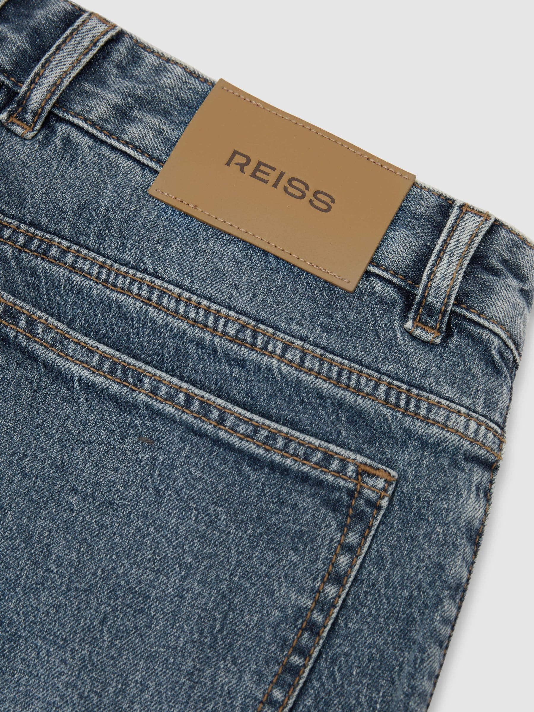 【shun-basket0519】Re:10th Nissy Buy Reiss Vintage Blue Wash Manhattan Straight-Leg Jeans from Next USA