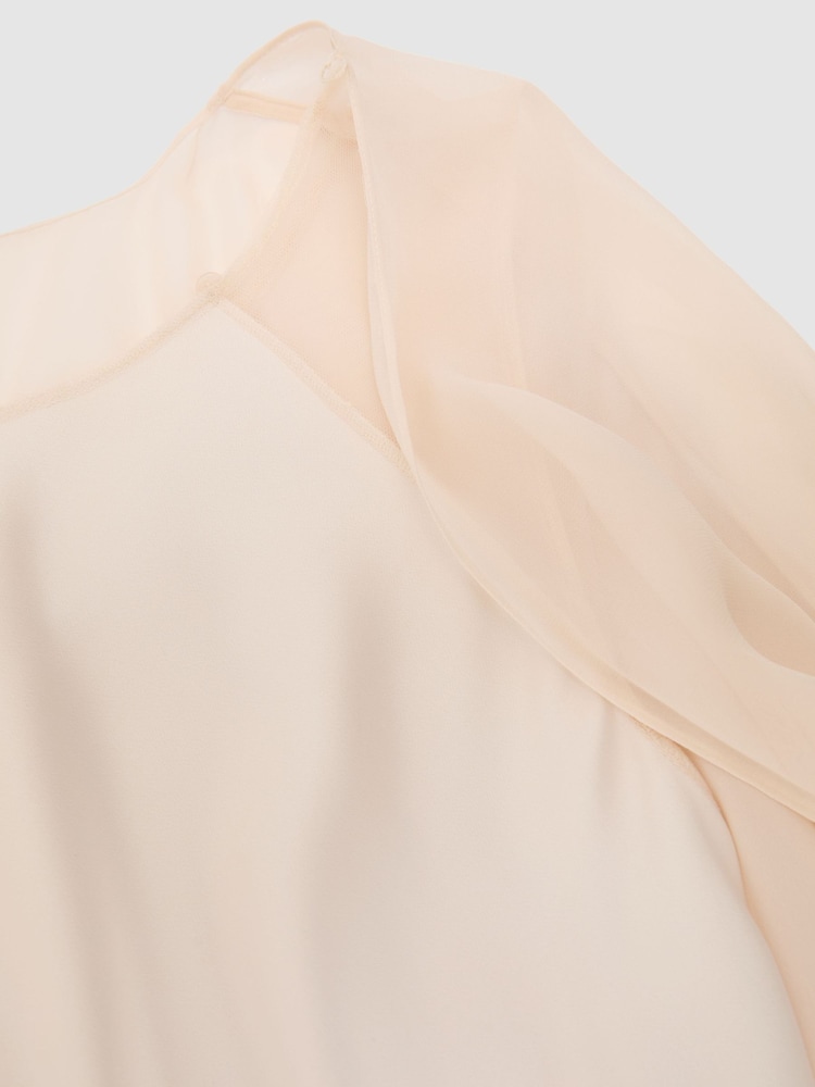 Atelier Satin Cape Maxi Dress - Image 11 of 11