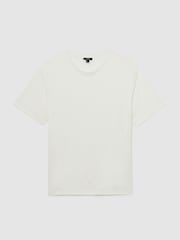 Reiss White Langley Relaxed-Fit Crew-Neck T-Shirt - Image 2 of 6