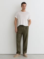 Reiss White Langley Relaxed-Fit Crew-Neck T-Shirt - Image 4 of 6