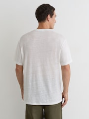 Reiss White Langley Relaxed-Fit Crew-Neck T-Shirt - Image 5 of 6
