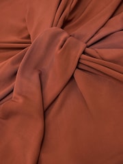 Atelier Rust Hardware-Detail Draped Maxi Dress - Image 9 of 9
