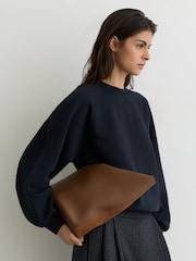 Reiss Charlie Cotton-Blend Full-Sleeve Sweatshirt - Imaginea 1 din 7