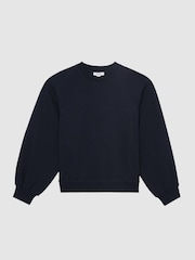 Reiss Charlie Cotton-Blend Full-Sleeve Sweatshirt - Imaginea 2 din 7