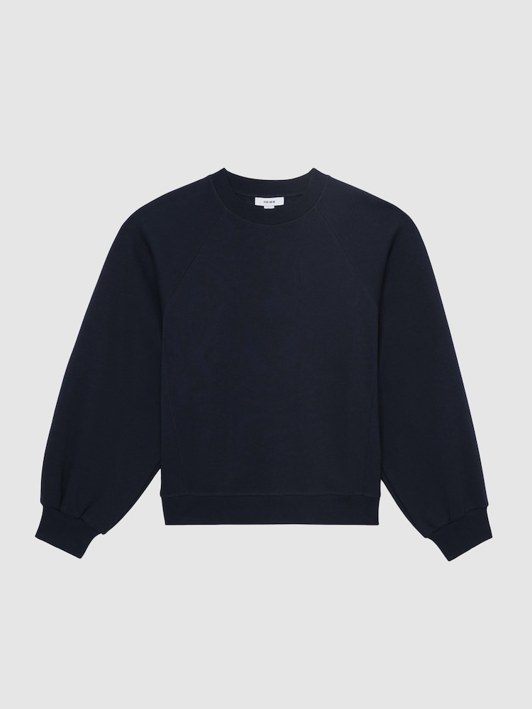 Reiss Charlie Cotton-Blend Full-Sleeve Sweatshirt - Imaginea 2 din 7