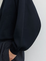 Reiss Charlie Cotton-Blend Full-Sleeve Sweatshirt - Imaginea 4 din 7