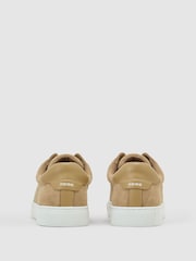 Reiss Sand Emil Suede Slip-On Elasticated Trainers - Image 3 of 4