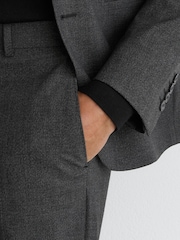 Reiss Graduate Check Tailored-Fit Suit Trousers - 圖片 3/6