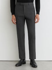Reiss Graduate Check Tailored-Fit Suit Trousers - 圖片 4/6