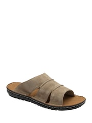 Dunlop Natural Mule Open Toe Sandals - Image 1 of 4