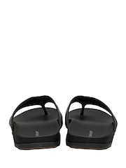 Dunlop Black Mule Toe Post Sandals - Image 3 of 4