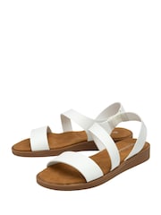 Weiß - Dunlop Twin Strap Sandals - Bild 3 von 4