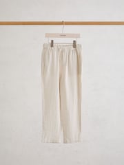 Reiss Andros Laneno Platno-Blend Dravstring Pantalone - Slika 1 od 3
