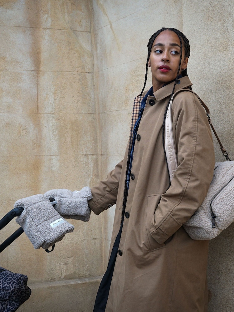 Tiba + Marl Cream Universalbuggy Handmitts - Image 1 of 4