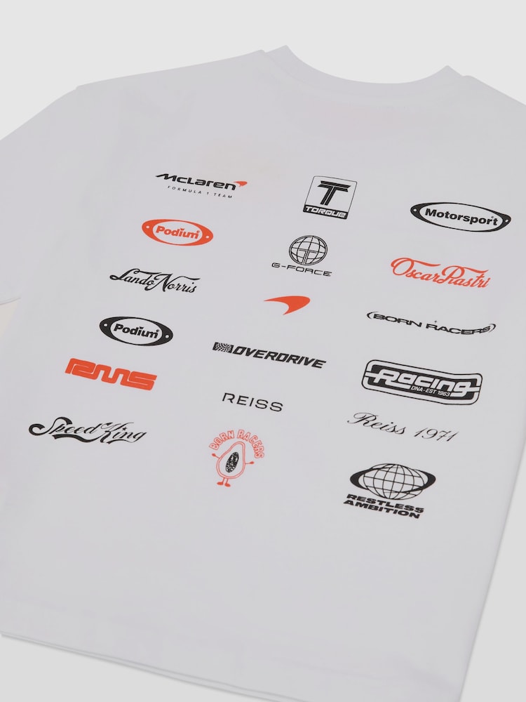 McLaren Racing Relaxed Logo T-Shirt Unisex-Fit - Image 2 of 3