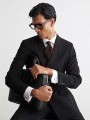 Reiss Gold/Black Carrick Twisted Bar Cufflinks - Image 5 of 5