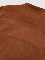 McLaren Racing Embossed Suede Jacket - Bild 7 von 8