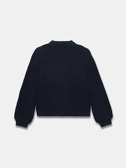 Mint Velvet Blue Heart Embroidered Cardigan - Image 8 of 8