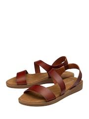 Braun - Dunlop Twin Strap Sandals - Bild 2 von 4