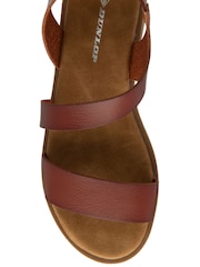Braun - Dunlop Twin Strap Sandals - Bild 4 von 4