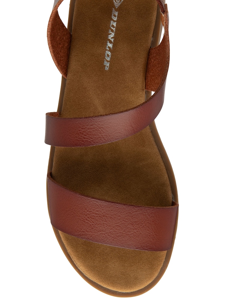 Braun - Dunlop Twin Strap Sandals - Bild 4 von 4