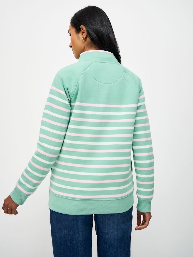 綠色 - Crew Clothing Company半拉鏈運動衫 - 圖片 2/5