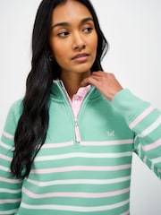 綠色 - Crew Clothing Company半拉鏈運動衫 - 圖片 4/5