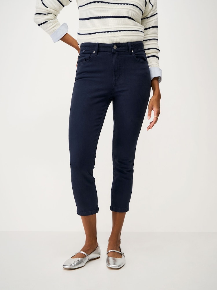 Crew Clothing Blue Cropped Jeans - Image 1 of 5 Crew Clothing Blue Cropped Jeans - Image 1 of 5