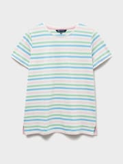 Crew Clothing Blue Cotton Breton T-Shirt - Image 5 of 5