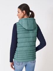 أزرق على أخضر - جيليه مبطن خفيف الوزن من Crew Clothing - صورة 2 من 5