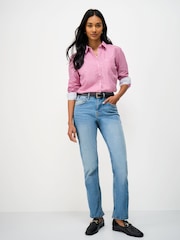 Crew Clothing Pink Relaxed Fit Cotton Poplin Shirt - Image 3 of 5