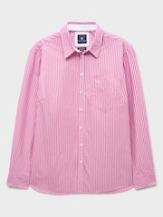Crew Clothing Pink Relaxed Fit Cotton Poplin Shirt - Image 5 of 5