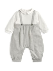 Mamas & Papas Mock Suit Romper - Imaginea 2 din 2