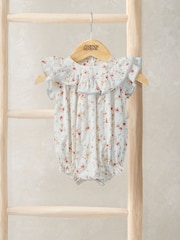 Mamas & Papas Cream Floral Romper - Image 1 of 2