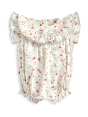 Mamas & Papas Cream Floral Romper - Image 2 of 2
