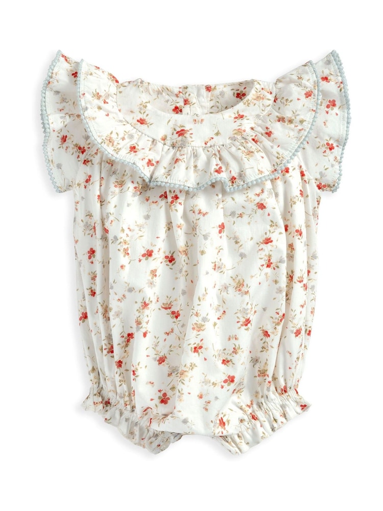 Mamas & Papas Cream Floral Romper - Image 2 of 2