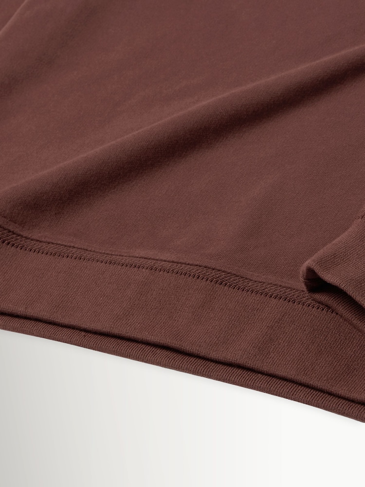 Sarkans - Belstaff ceturtdaļas rāvējslēdzēja sporta krekls ar logotipu - Attēls 3 no 3