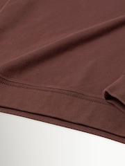 Belstaff Red Classic Fleece Quarter Zip Sweatshirt - Image 7 of 8