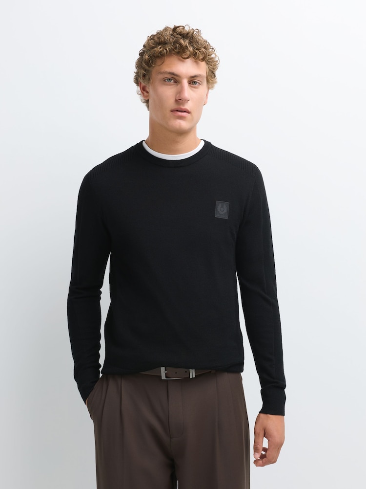 Belstaff Colden Merino Crew мойын жемпірі - 8суретінің 1 суреті