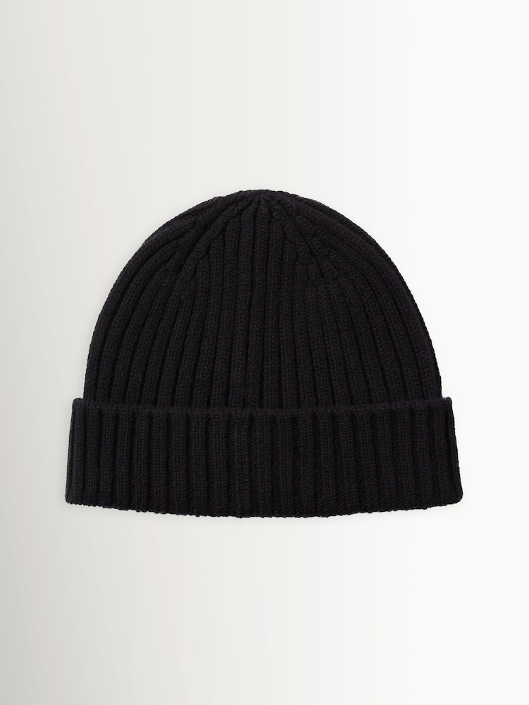 Belstaff Black Watch Beanie Hat - Image 2 of 3