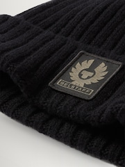 Belstaff Black Watch Beanie Hat - Image 3 of 3