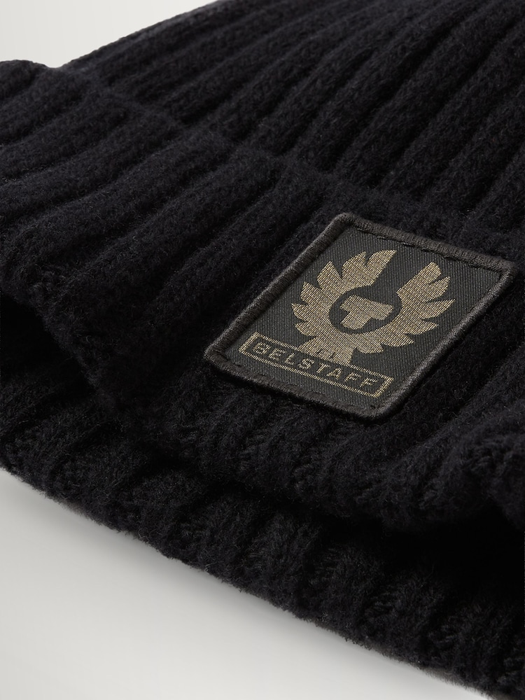 Belstaff Black Watch Beanie Hat - Image 3 of 3
